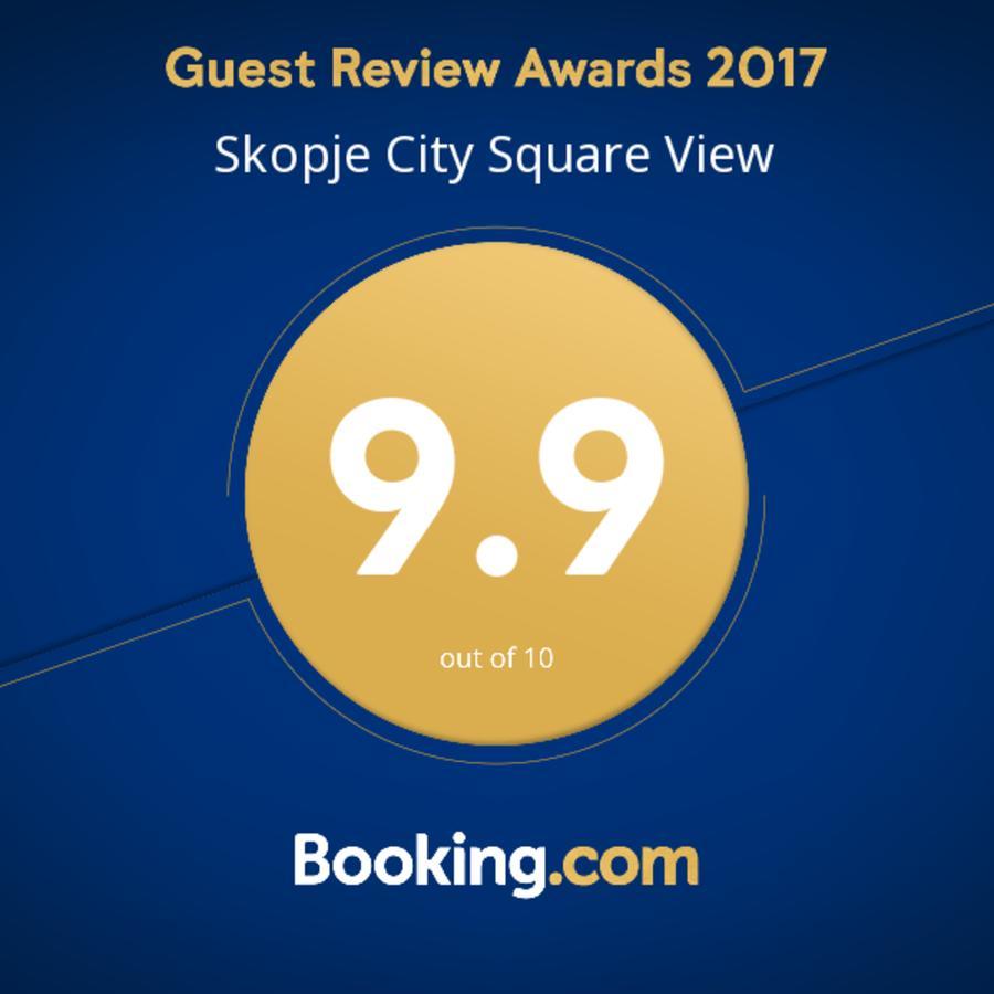 Skopje City Square View Buitenkant foto